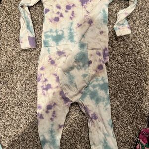 Frozen tie dye pajama set